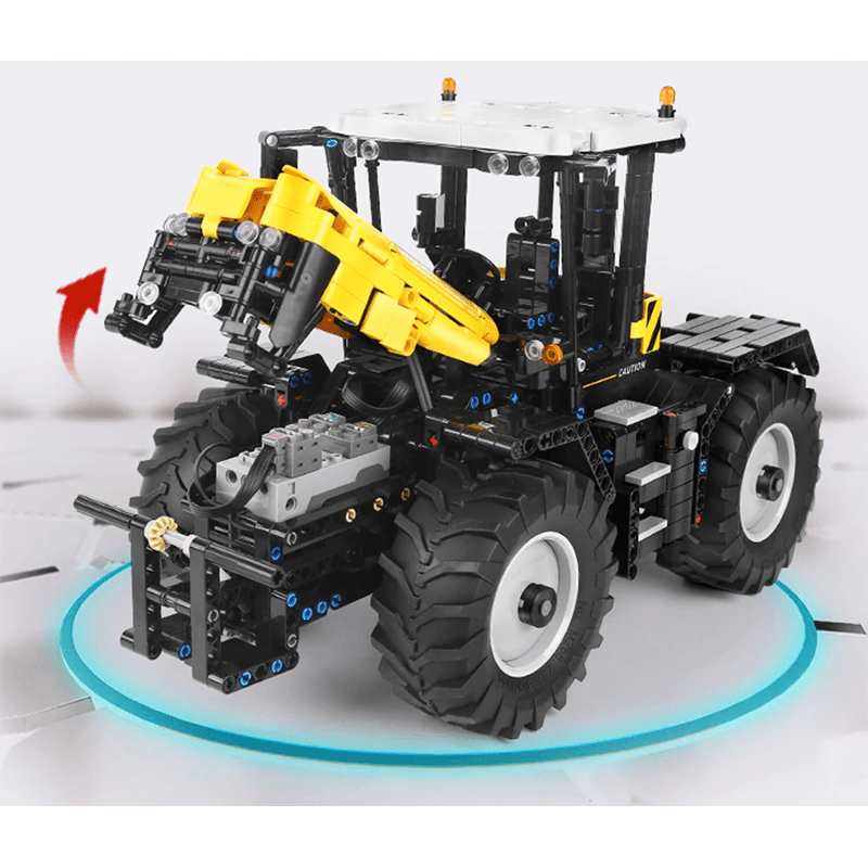 Brick MOC High-Speed Farm Tractor | 2596pcs - Brick Car Merchant