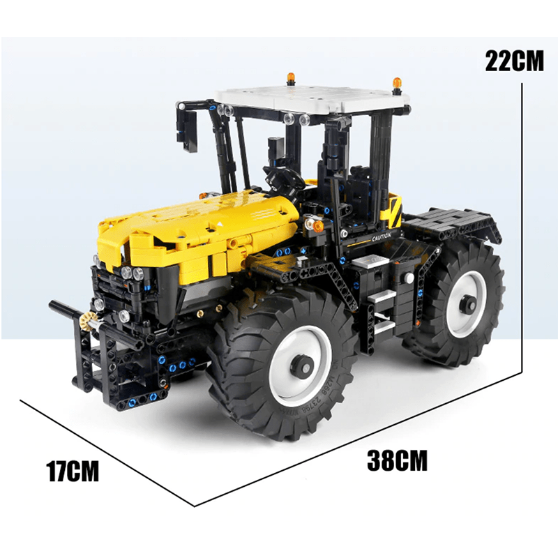 Brick MOC High-Speed Farm Tractor | 2596pcs - Brick Car Merchant