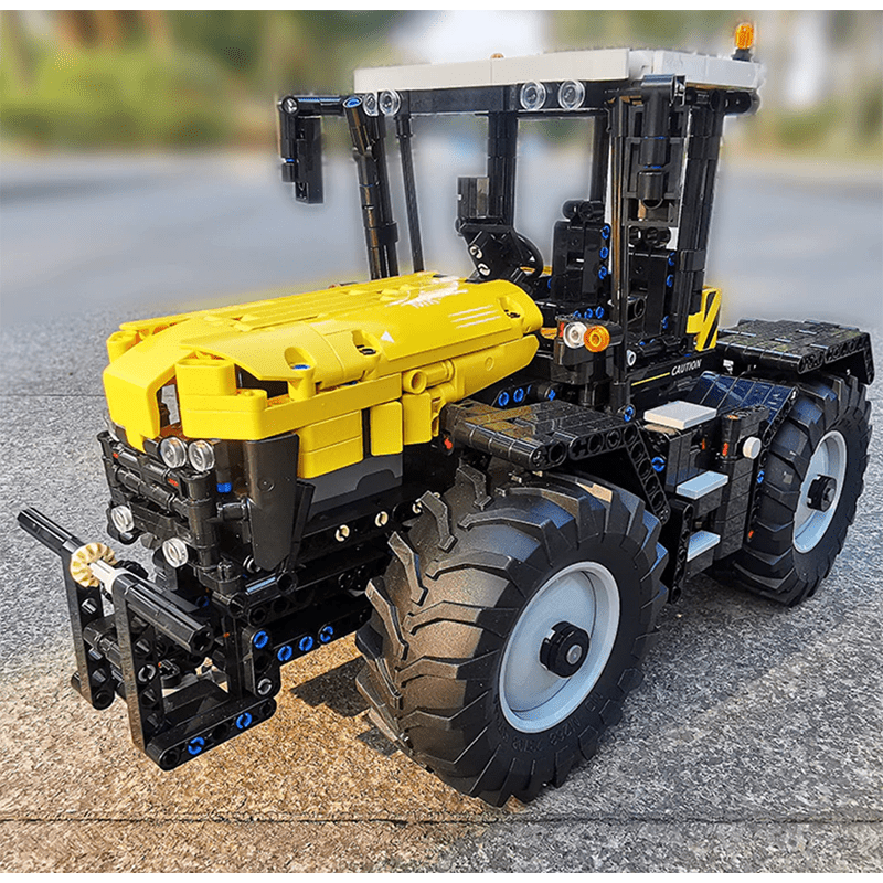 Brick MOC High-Speed Farm Tractor | 2596pcs - Brick Car Merchant