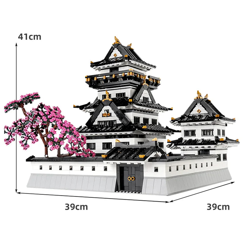 Brick MOC Himeji Castle | 3086pcs - Brick Car Merchant