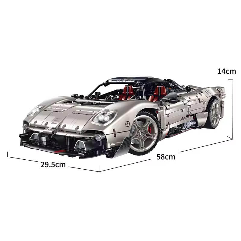 Brick MOC Limited Edition V12 Elite Hypercar - Brick Car Merchant