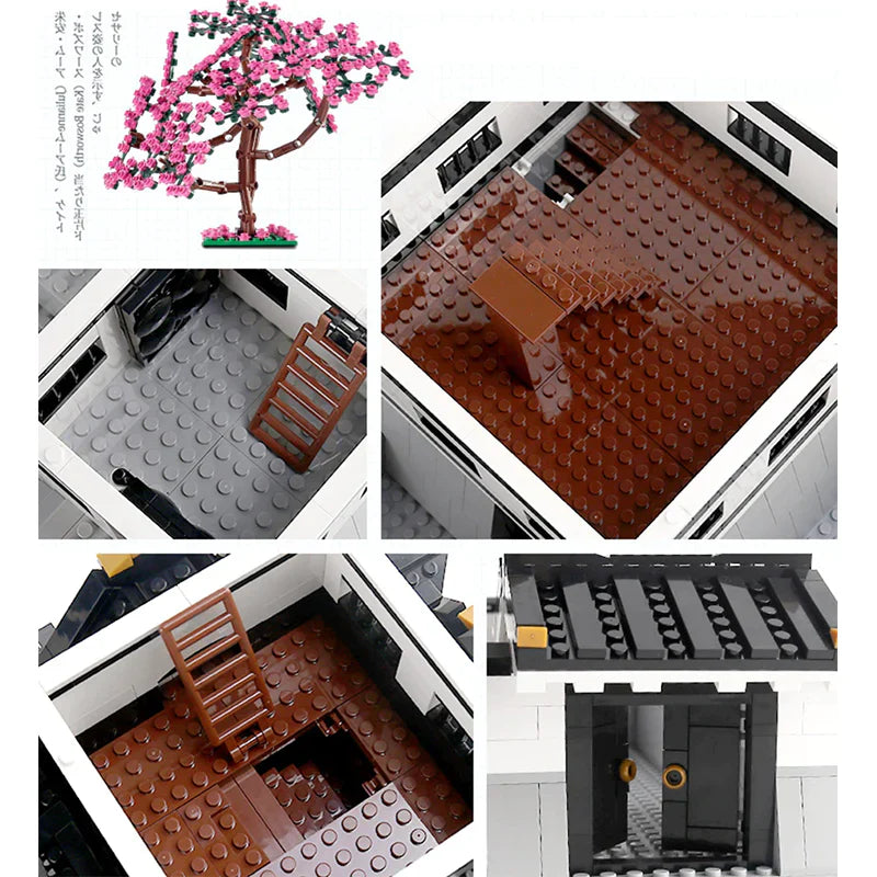 Brick MOC Himeji Castle | 3086pcs - Brick Car Merchant
