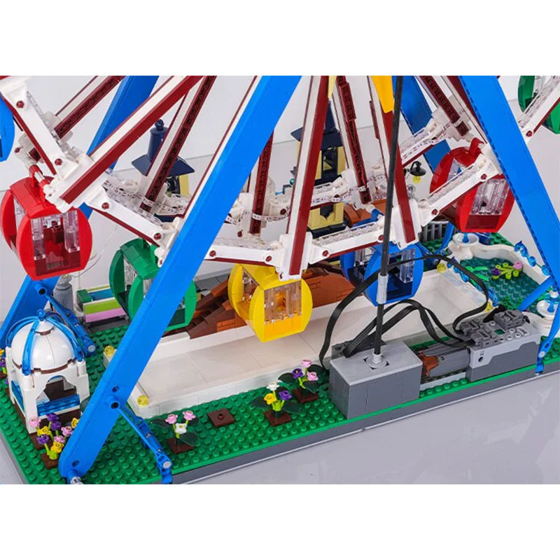 Brick MOC Motorised Ferris Wheel | 3835pcs - Brick Car Merchant
