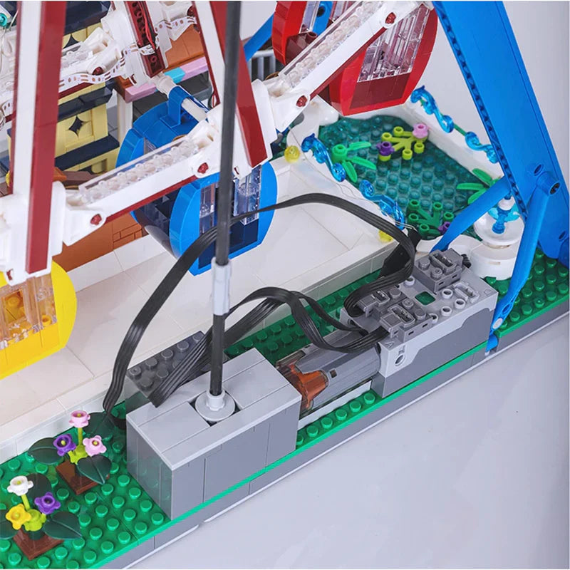 Brick MOC Motorised Ferris Wheel | 3835pcs - Brick Car Merchant