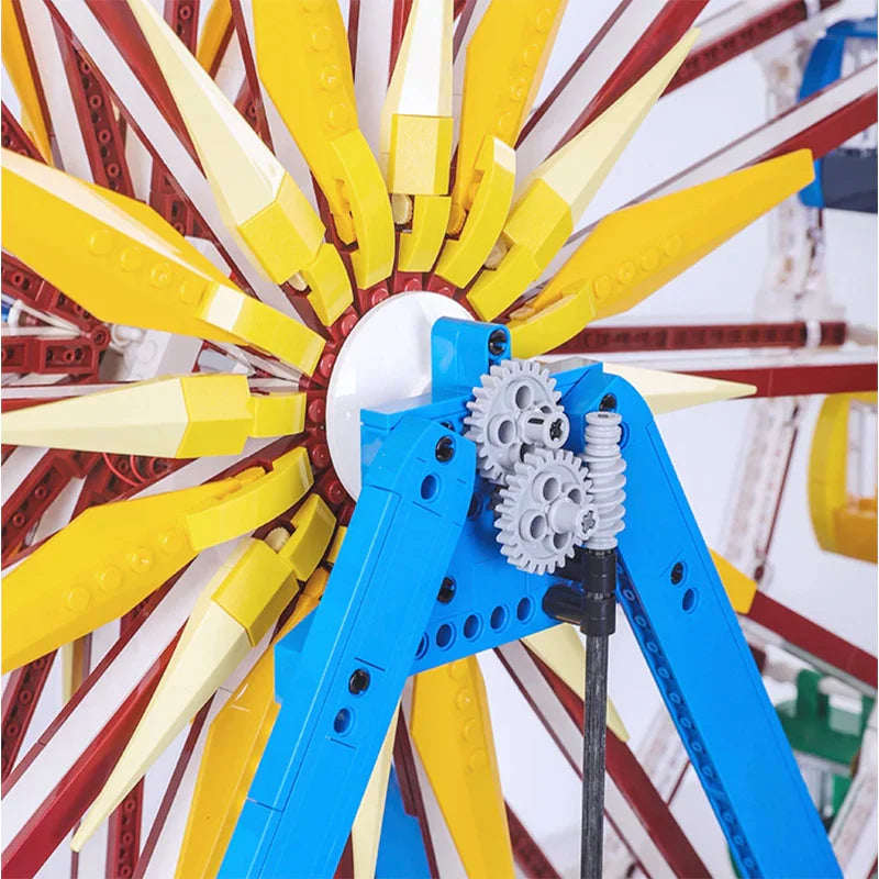 Brick MOC Motorised Ferris Wheel | 3835pcs - Brick Car Merchant