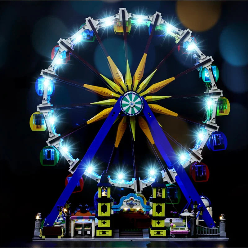 Brick MOC Motorised Ferris Wheel | 3835pcs - Brick Car Merchant