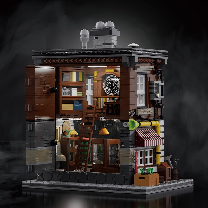 Brick MOC Vintage Antique Shop | 1954pcs - Brick Car Merchant