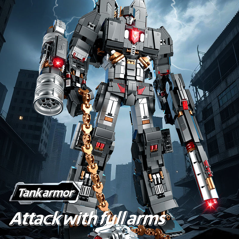 Brick MOC Tyrant Transforming Tank Mecha | 3727pcs - Brick Car Merchant