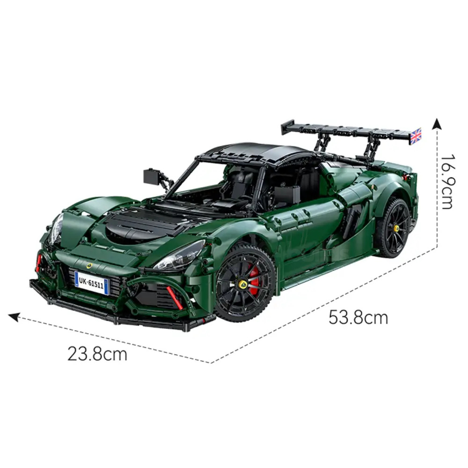 Brick MOC Lotus Exige Cup 430 - Brick Car Merchant