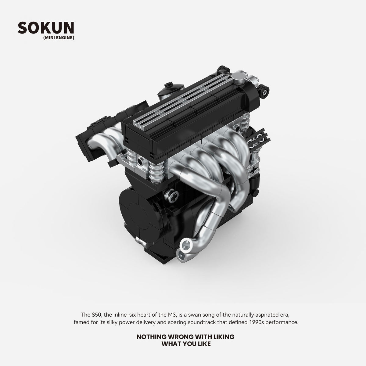 Brick MOC BMW M3 S50 Mini Engine - Brick Car Merchant