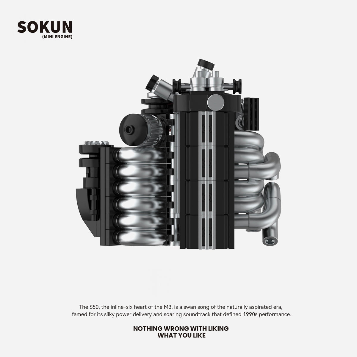 Brick MOC BMW M3 S50 Mini Engine - Brick Car Merchant