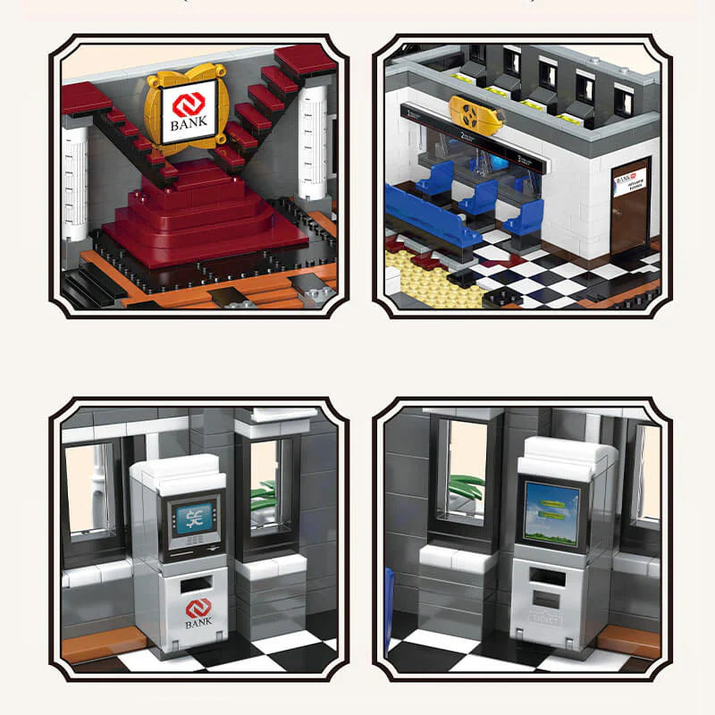Brick MOC The Mega Bank | 10424pcs - Brick Car Merchant
