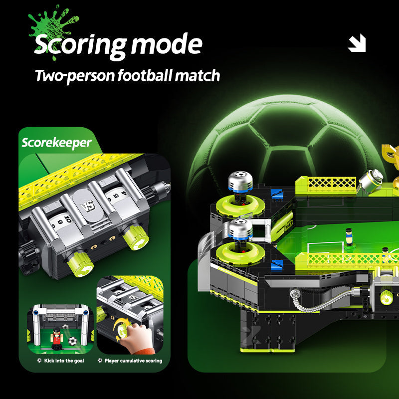 Brick MOC Football Striker Tabletop Arcade | 2247 pieces - Brick Car Merchant