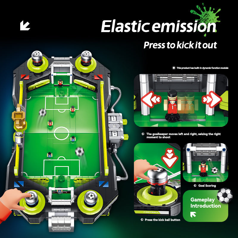 Brick MOC Football Striker Tabletop Arcade | 2247 pieces - Brick Car Merchant