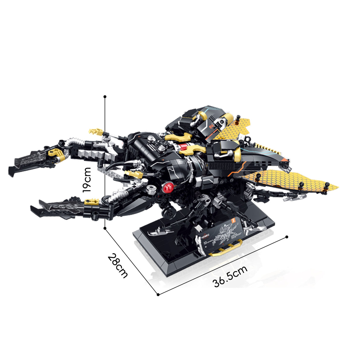Brick MOC Stag Beetle Mechanical Insect | 983pcs - Brick Car Merchant