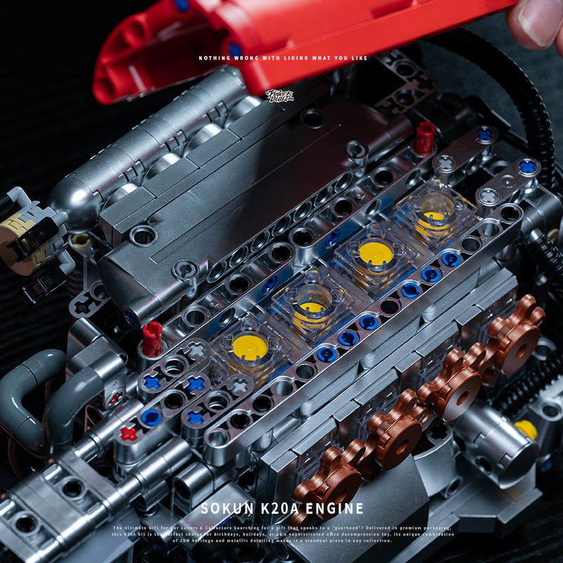 Brick MOC Honda K20A Engine - Brick Car Merchant