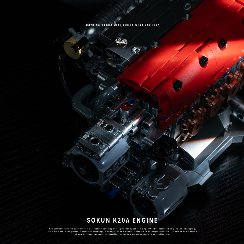 Brick MOC Honda K20A Engine - Brick Car Merchant
