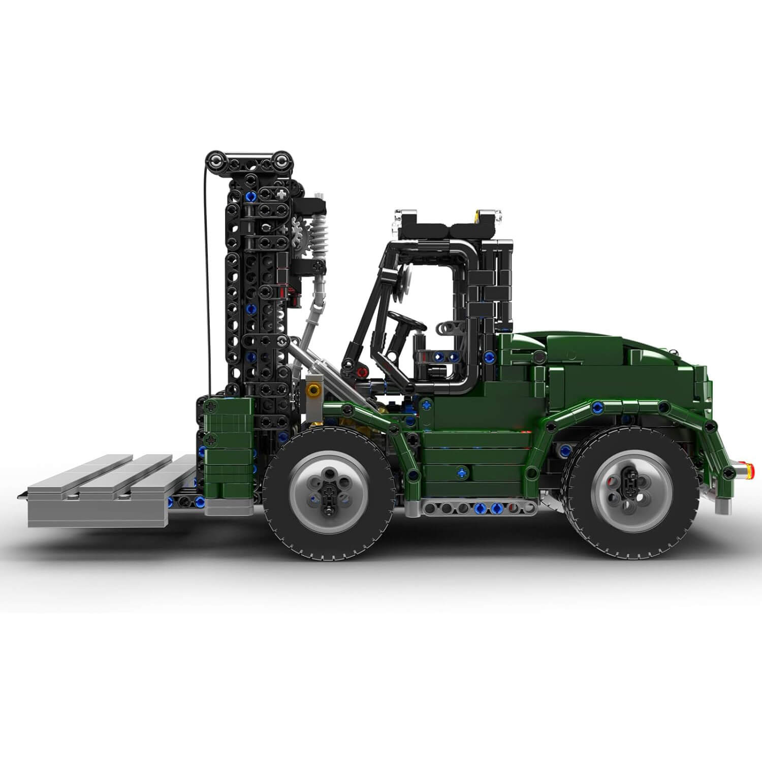 Brick MOC Industrial Heavy Forklift | 1311pcs - Brick Car Merchant