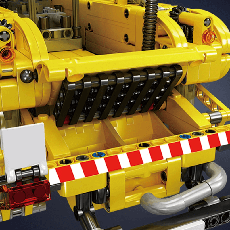 Brick MOC Industrial Pneumatic Concrete Pump | 4367pcs - Brick Car Merchant