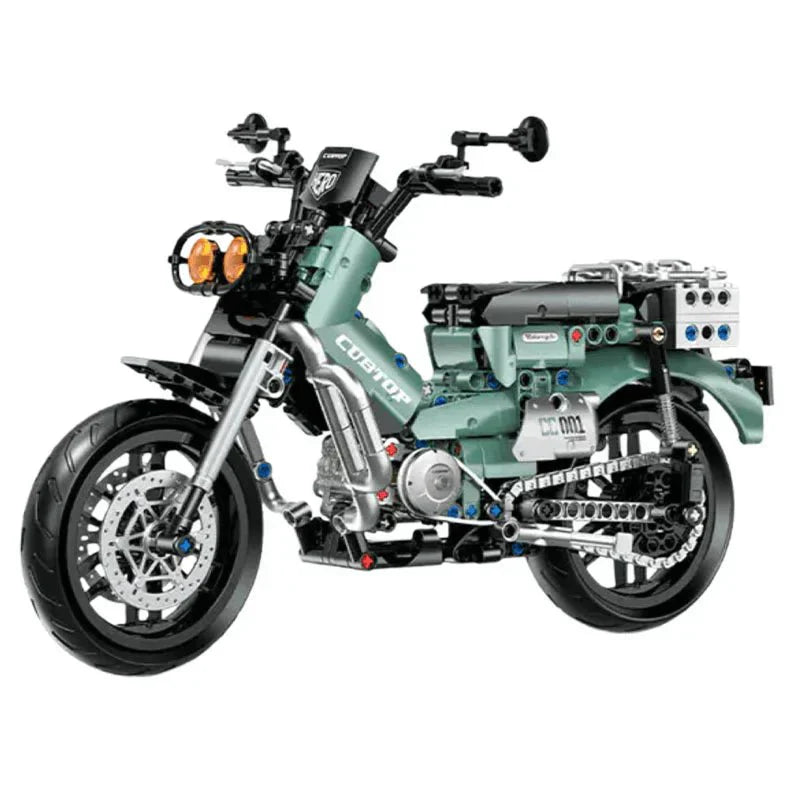 Brick MOC JDM 125cc Custom Street Bike | 627pcs - Brick Car Merchant
