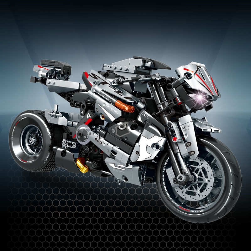 Brick MOC Japanese Collector Motorcycle | 841pcs - Brick Car Merchant