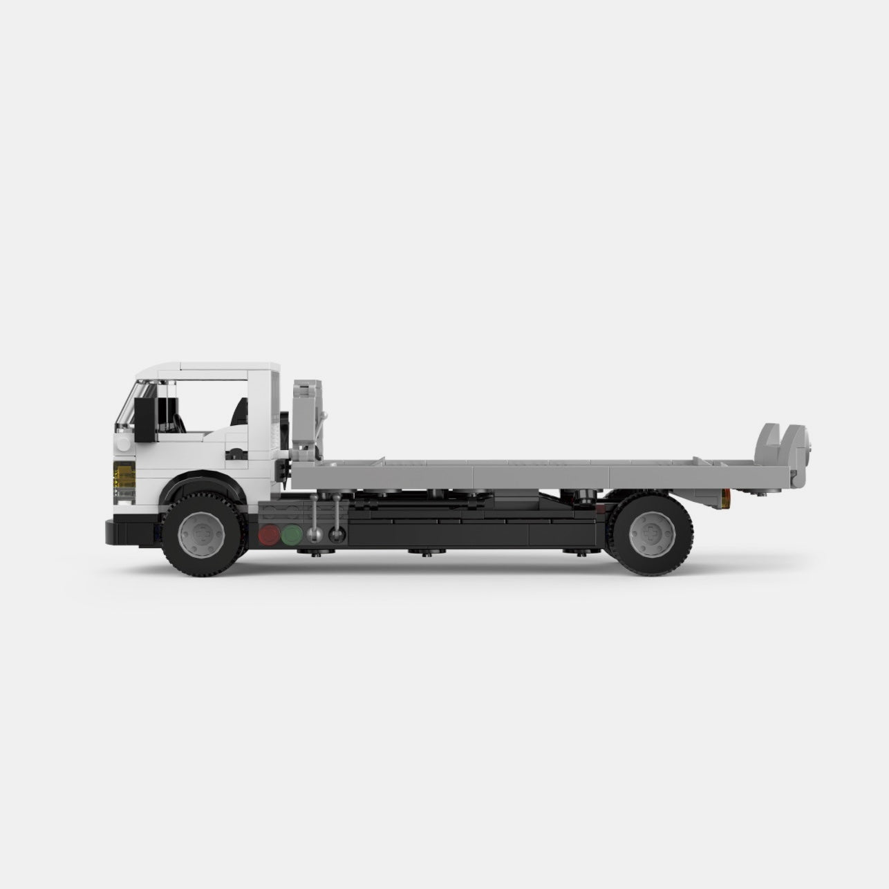 Brick MOC Japanese Flatbed Rescue Truck - Brick Car Merchant