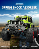 LEGO MOC Jeep Wrangler Off-Road Pickup Building Kit | Remote Control, Tank Steering, Drift Special, All-Terrain Damping, Opening Features, 2545 pcs - Brick Car Merchant LEGO MOC Jeep Wrangler Off-Road Pickup Building Kit | Remote Control, Tank Steering, Drift Special, All-Terrain Damping, Opening Features, 2545 pcs - Brick Car Merchant
