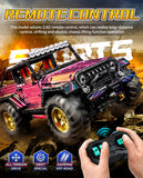 LEGO MOC Jeep Wrangler Plated Off-Road Pickup | Remote Control, Electric Chassis Lifting, Drift, All Terrain Drive, Damping, Opening Features, 2088 pcs - Brick Car Merchant LEGO MOC Jeep Wrangler Plated Off-Road Pickup | Remote Control, Electric Chassis Lifting, Drift, All Terrain Drive, Damping, Opening Features, 2088 pcs - Brick Car Merchant