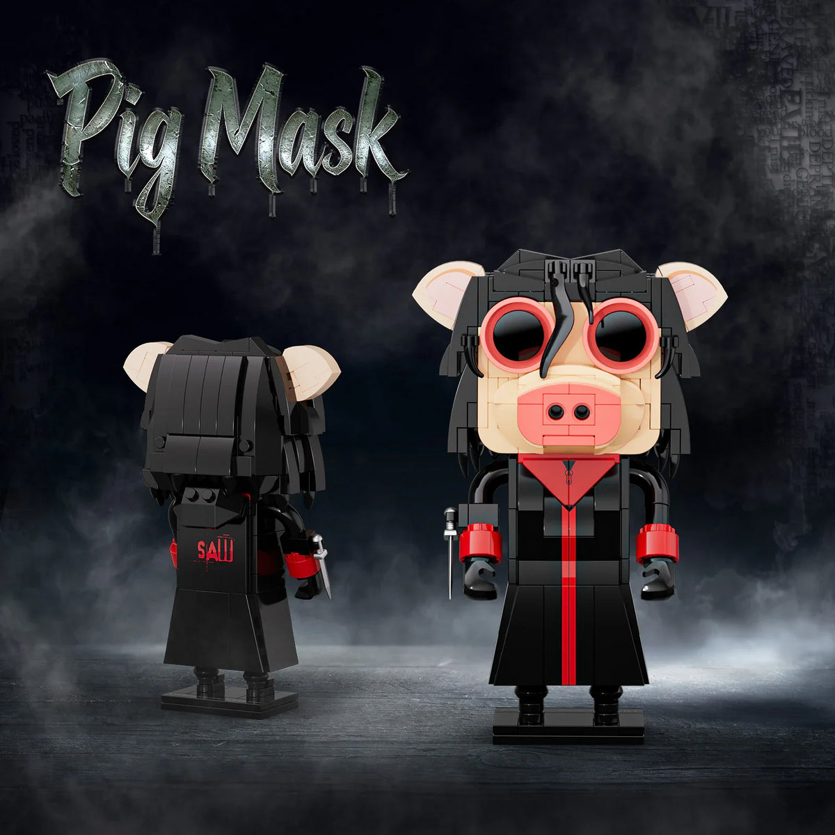 LEGO MOC SAW Pig Mask - Brick Car Merchant