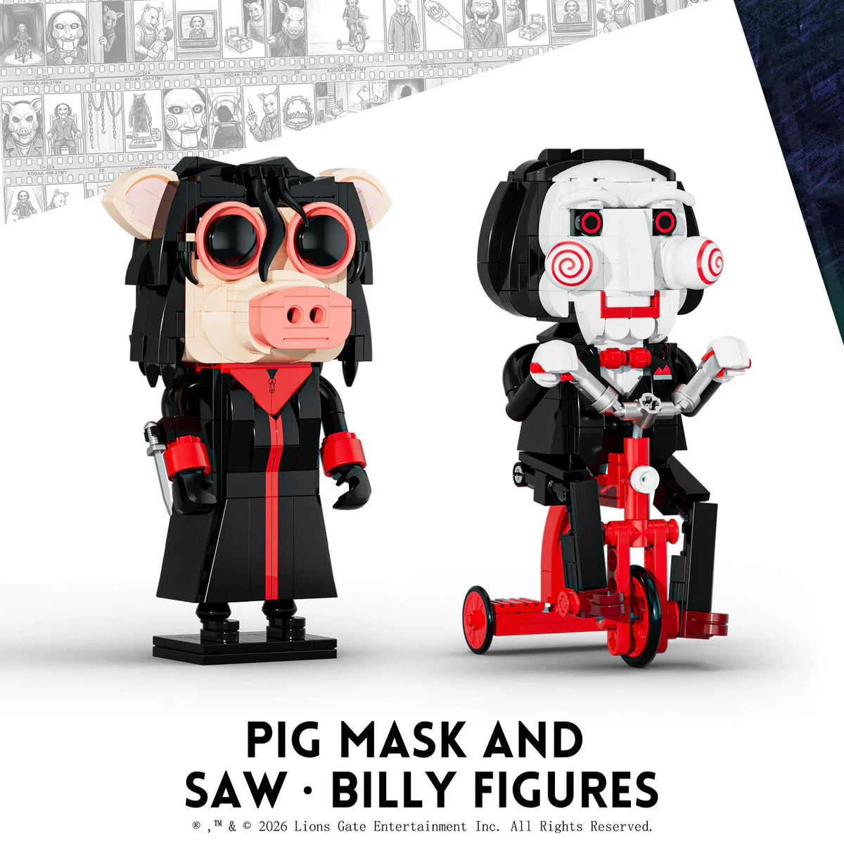 LEGO MOC SAW Pig Mask - Brick Car Merchant