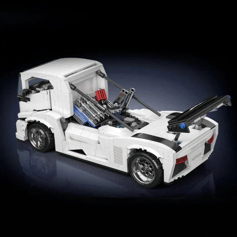 Brick MOC Knight Truck Advanced | 1604pcs - Brick Car Merchant