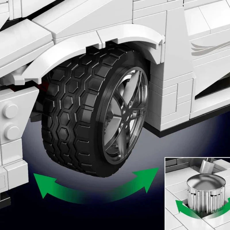 Brick MOC Knight Truck Advanced | 1604pcs - Brick Car Merchant