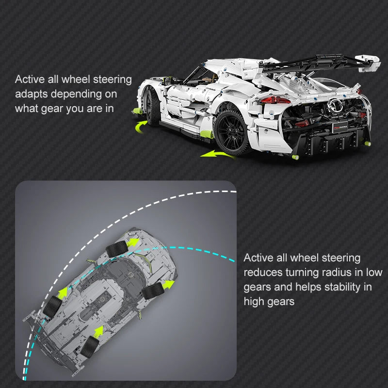 Brick MOC Koenigsegg Jesko | 4346 pcs - Brick Car Merchant
