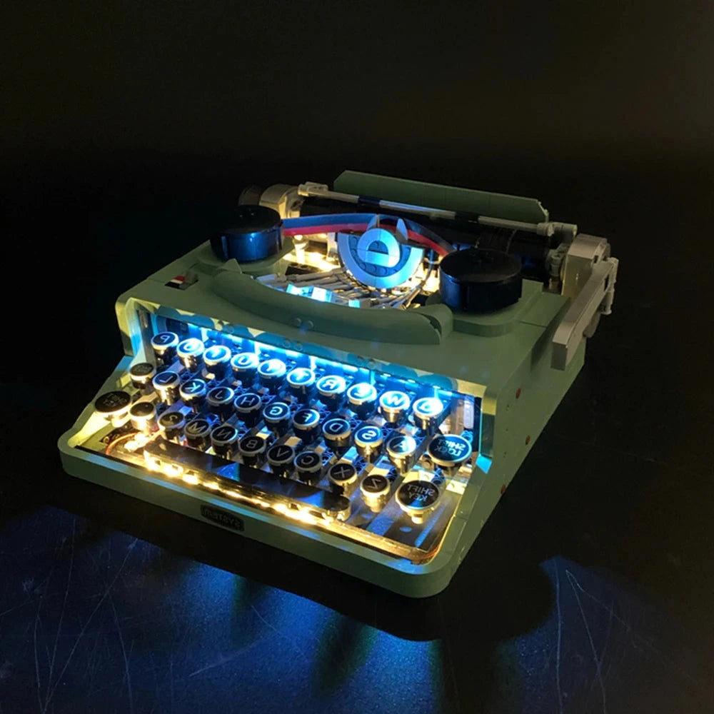 LEGO MOC LED Light Kit For 21327 LEGO Retro Typewriter - Brick Car Merchant LEGO MOC LED Light Kit For 21327 LEGO Retro Typewriter - Brick Car Merchant