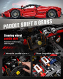 LEGO MOC LaFerrari C6 Sportcar Building Kit | Butterfly Doors, Paddle Shifter, Signature Features, 4739 pcs - Brick Car Merchant LEGO MOC LaFerrari C6 Sportcar Building Kit | Butterfly Doors, Paddle Shifter, Signature Features, 4739 pcs - Brick Car Merchant