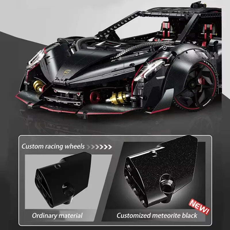 Brick MOC Lambo One-Offs Turbocharged | 3089pcs - Brick Car Merchant