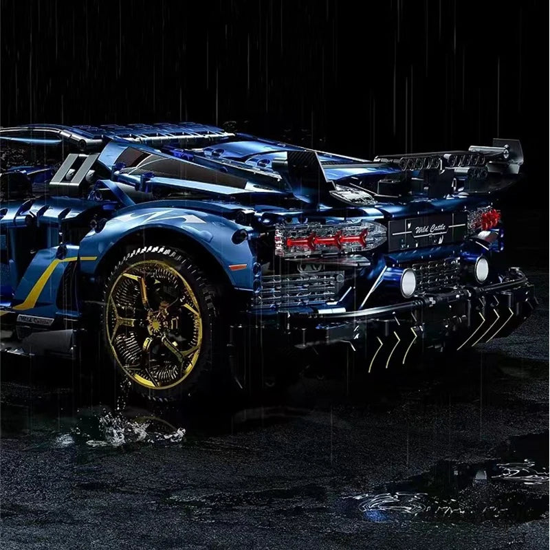 Brick MOC Lamborghini Aventador SVJ | 3811pcs - Brick Car Merchant