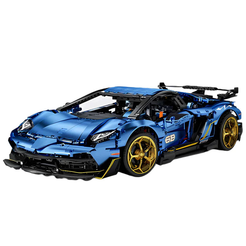 Brick MOC Lamborghini Aventador SVJ | 3811pcs - Brick Car Merchant
