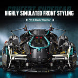 LEGO MOC Lamborghini Black Warrior | Remote Control, Opening Features, 2472 pcs - Brick Car Merchant LEGO MOC Lamborghini Black Warrior | Remote Control, Opening Features, 2472 pcs - Brick Car Merchant