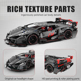 LEGO MOC Lamborghini Dark Night Red Sports Car | Remote Control, 1056 pcs - Brick Car Merchant LEGO MOC Lamborghini Dark Night Red Sports Car | Remote Control, 1056 pcs - Brick Car Merchant