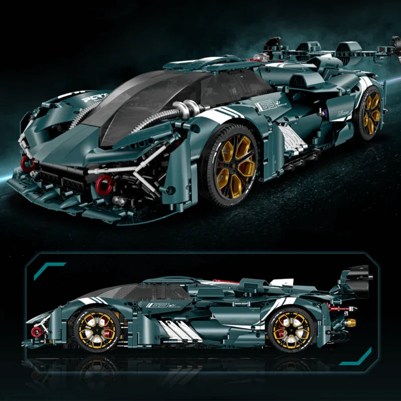 Brick MOC Lamborghini Millanio - The Ultimate Italian Concept | Remote Control, Electric Air Suspension, Electric Door, 3466 pcs - Brick Car Merchant