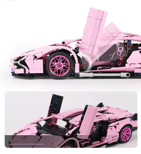 Brick MOC Lamborghini Sian | 1314 pcs - Brick Car Merchant