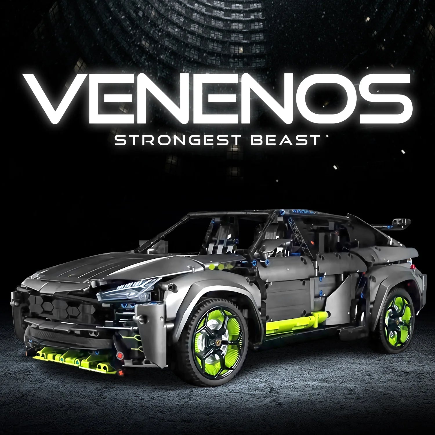 Brick MOC Lamborghini Urus SUV | Remote Control, 3251 pcs - Brick Car Merchant
