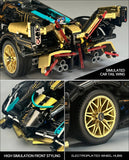 LEGO MOC Lamborghini V12 Black Sports Car | Remote Control, Opening Features, 1103 pcs - Brick Car Merchant LEGO MOC Lamborghini V12 Black Sports Car | Remote Control, Opening Features, 1103 pcs - Brick Car Merchant