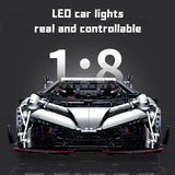 LEGO MOC Lamborghini VENENO Silver Grey | Remote Control, Electric Air Suspension, Scissor Doors, Exclusive Body Panels, Exclusive Tire Alloys, 3711 pcs - Brick Car Merchant LEGO MOC Lamborghini VENENO Silver Grey | Remote Control, Electric Air Suspension, Scissor Doors, Exclusive Body Panels, Exclusive Tire Alloys, 3711 pcs - Brick Car Merchant