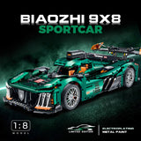 LEGO MOC Le Mans 9*8 Race Car | Remote Control, Electric Lift Tail Wing, Lighting Headlights, 3746 pcs - Brick Car Merchant LEGO MOC Le Mans 9*8 Race Car | Remote Control, Electric Lift Tail Wing, Lighting Headlights, 3746 pcs - Brick Car Merchant
