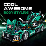 LEGO MOC Le Mans 9*8 Race Car | Remote Control, Electric Lift Tail Wing, Lighting Headlights, 3746 pcs - Brick Car Merchant LEGO MOC Le Mans 9*8 Race Car | Remote Control, Electric Lift Tail Wing, Lighting Headlights, 3746 pcs - Brick Car Merchant