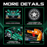 LEGO MOC Le Mans 9*8 Race Car | Remote Control, Electric Lift Tail Wing, Lighting Headlights, 3746 pcs - Brick Car Merchant LEGO MOC Le Mans 9*8 Race Car | Remote Control, Electric Lift Tail Wing, Lighting Headlights, 3746 pcs - Brick Car Merchant