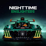 LEGO MOC Le Mans 9*8 Race Car | Remote Control, Electric Lift Tail Wing, Lighting Headlights, 3746 pcs - Brick Car Merchant LEGO MOC Le Mans 9*8 Race Car | Remote Control, Electric Lift Tail Wing, Lighting Headlights, 3746 pcs - Brick Car Merchant