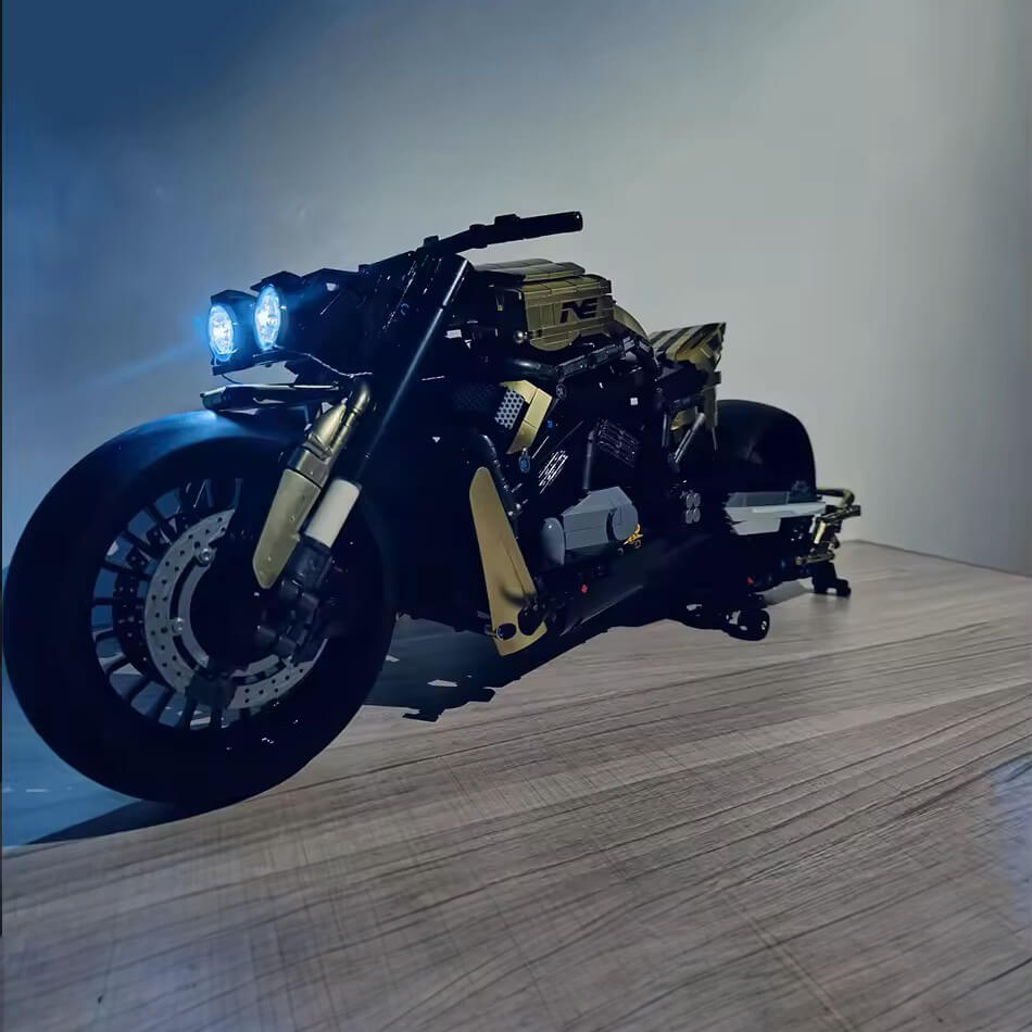 Brick MOC Legendary American Chopper Bike | 2426pcs - Brick Car Merchant